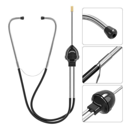 Dual Tube Car Engine Sound Diagnostic Tool Mechanic's Stethoscope Automotive AU - Aimall