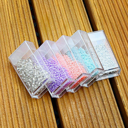 64 Grids Bottles Diamond Painting Storage Box Tool Art Nail Accessories Case Kit - Aimall