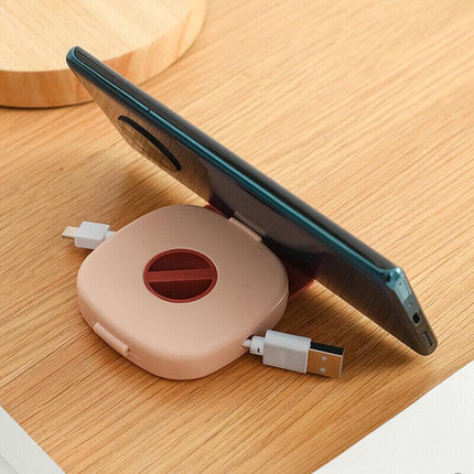 Case Cord Tangle Free Organizer Portable Earphones Manager Wire Winder Cable AU - Aimall