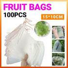100x/Set Fruit Fly Protection Bags Exclusion Net Storage Mesh Stop Pest Bug Bags - Aimall