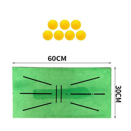 Golf Training Mat for Swing Detection Batting Golf Aid Game Practice Training AU - Aimall