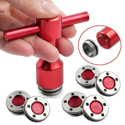 2X 10/15/20g Golf Custom Weights +Wrench For Titleist Scotty Cameron Putters Red - Aimall