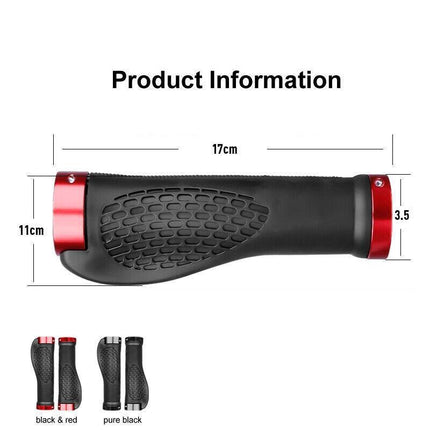 Cycling Lock-On MTB Ergonomic Mountain Bike Rubber Grips Bicycle Handlebar AU - Aimall