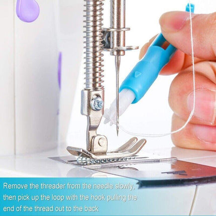 10PCS Automatic Needle Threader Easy Insertion Handle For Sewing Machine Tools - Aimall