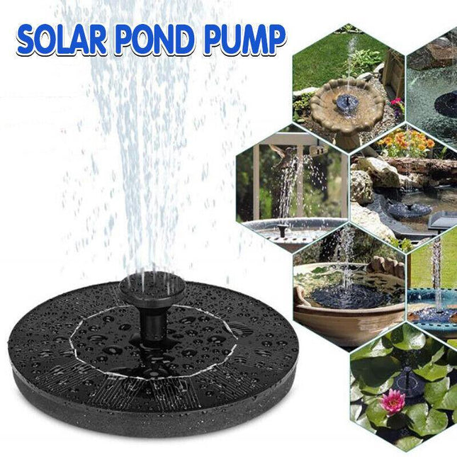 2022 Outdoor Solar Powered Floating Bird Bath Water Fountain Pump Garden Pond AU - Aimall