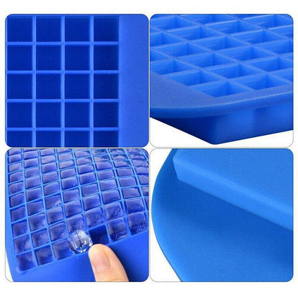 160 Grids Ice Cube Tray Ice Maker Mold Frozen Cubes Silicone Mini Small DIY AU - Aimall