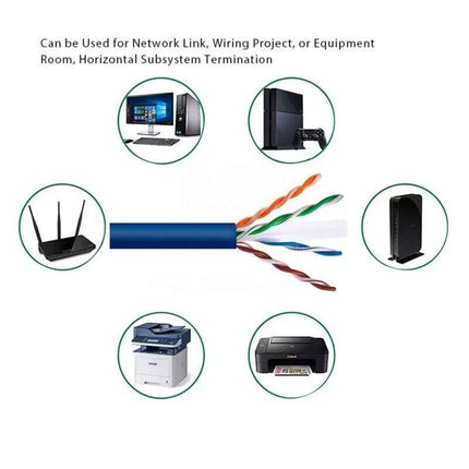 10M 20M 30M 50M Ethernet Network Lan Cable CAT6 1000Mbps Used For Network Link - Aimall