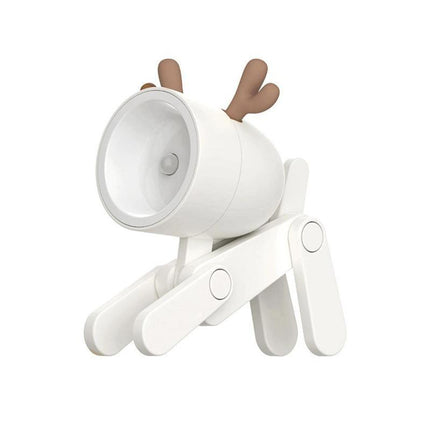 Mini Cartoon Animals LED Desk Lamp Portable Adjustable Cute Pet Night Light Lamp - Aimall