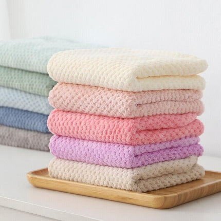 Quick Dry Hair Towel Drying Turban Bath Towel Head Wrap Fast Hat Spa Cap Soft AU - Aimall