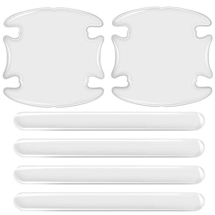 Car Door Handle Scratch Protector Clear Anti-collision Strip Sticker Accessories - Aimall
