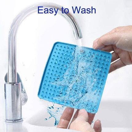 Dog Pet Lick Mat Pad Anti-Anxiety Toy Boredom Buster Treat Slow Feeder AU Stock - Aimall