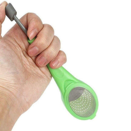 Tea Infuser Loose Tea Leaf Strainer Silicone Filter Diffuser Herbal Spice Reuse - Aimall