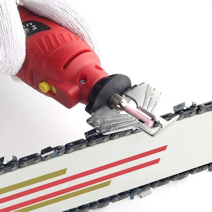 10 Chainsaw Sharpener Burr Grinding Stone File Chain Part Sharpening 4/4.8/5.5mm - Aimall