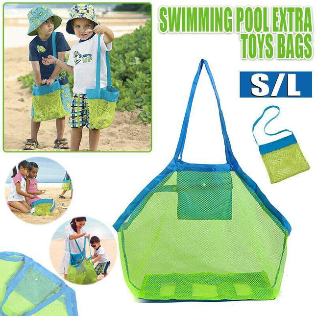 Bag Swimming Pool Extra Toys Bags Mesh Carrying Tote Sand-away Beach Large AU - Aimall