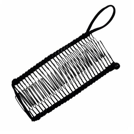 Vintage Banana Hair Clip Christmas Hair Claw Accessory Stretchable Banana Comb - Aimall