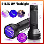 UV Torch Ultra Violet Flashlight Blacklight Light Lamp 51 LED 395 nM Aluminum AU - Aimall