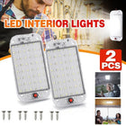 2PCS 12V 48led Truck Car UTE Caravan Interior Roof Ceiling Dome Light Cabin Lamp - Aimall