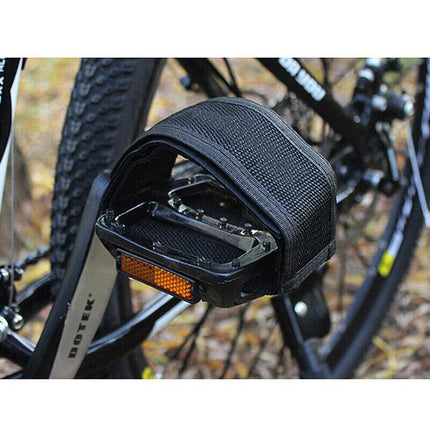 2PCS Toe Clips Straps Fixie Bicycle Pedals Anti-slip Cycling Bike Black AU Stock - Aimall
