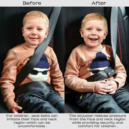 2PCS Car Safety Seat Belt Clip Adjuster Buckle Strap Stopper Clamps Comfort Safe - Aimall