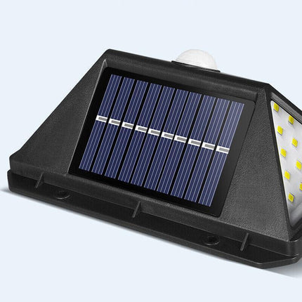 4PCS 100 LED Solar Power Motion Sensor Light Outdoor Security Garden Waterproof - Aimall
