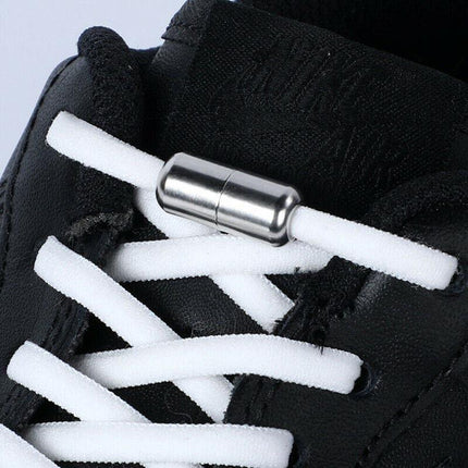 No Tie Locked Elastic Shoelace Shoe Lace Lazy Laces Sneakers Sports Kids Adults - Aimall