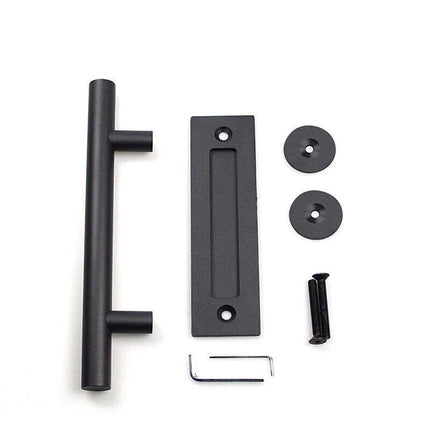 12" Barn Door Handle Sliding Flush Pull Wood Door Gate Hardware Stainless Steel - Aimall
