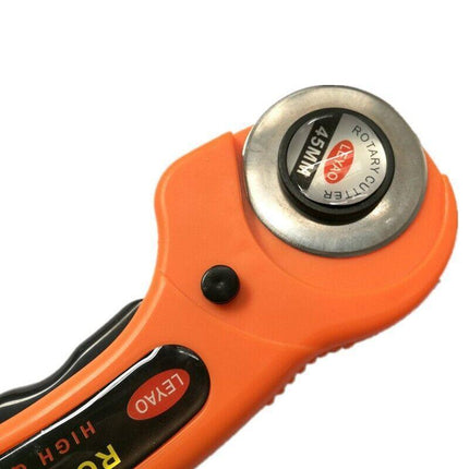 Rotary Cutter Professional Quilting Roller Fabric Cutting Tool+10PCS Blades 45mm - Aimall