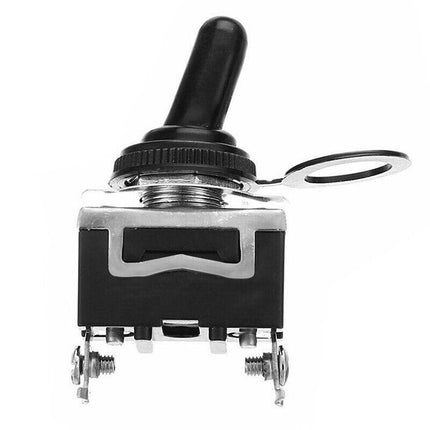 10x 12V Toggle Flick Switch Waterproof ON/OFF Car Dash Light Metal 12 Volt Boot - Aimall