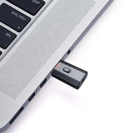 USB Bluetooth 5.0 Transmitter Receiver Audio Adapter AUX 3.5mm TV CAR PC Speaker - Aimall