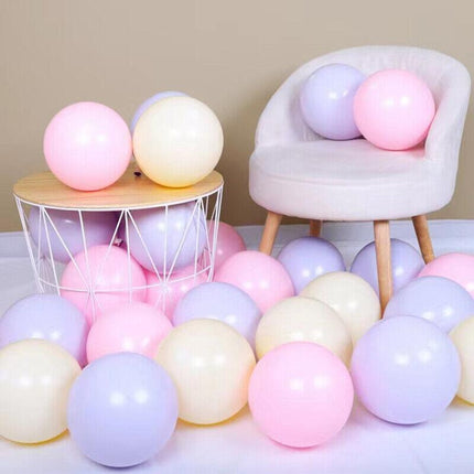 10Pcs Macaron 25cm/10 Inch Large Latex Balloons Party Wedding Birthday Decor AU - Aimall