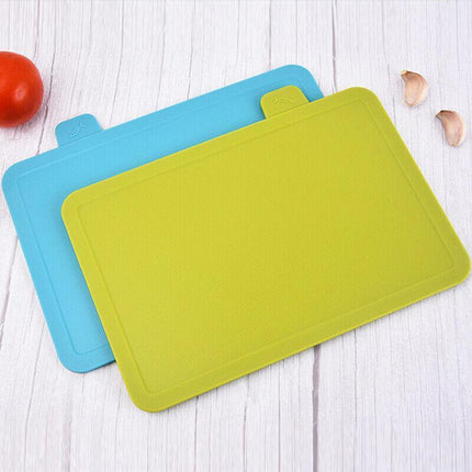 Coloured Chopping Board Set Cutting Boards Index With Stand Holder Juice Grooves - Aimall