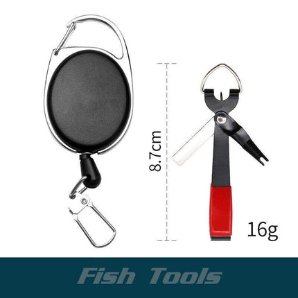 Quick Knot Tying Tool Fly Fishing Line Hook Clipper Stainless Steel Nail Cutter - Aimall