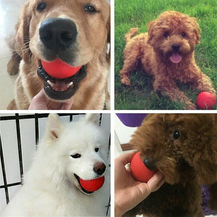2PCS Solid Floating Training Rubber Ball Pet Puppy Dog Chew Play Fetch Bite Toy - Aimall