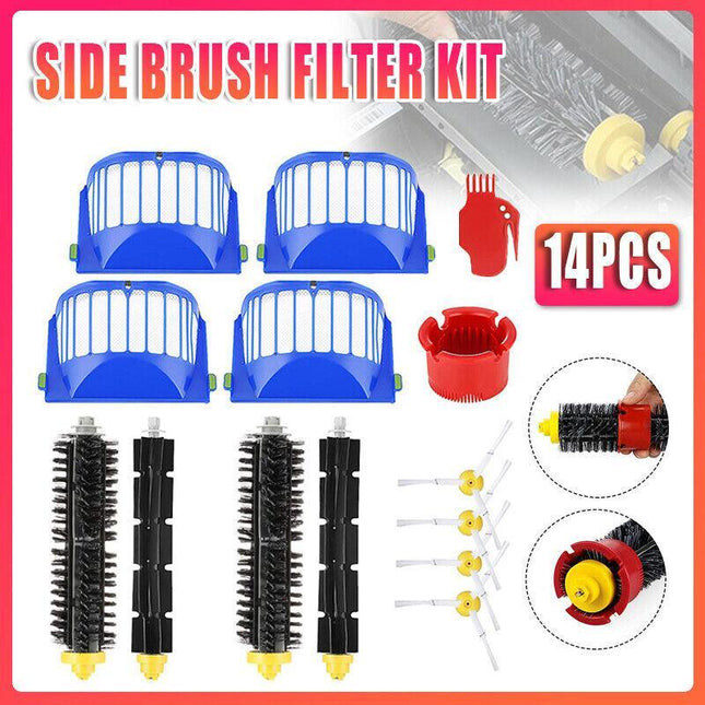 18PCS Cleaner Brushes Hepa Fliter Parts For iRobot Roomba 600 Series 620 650 630 - Aimall