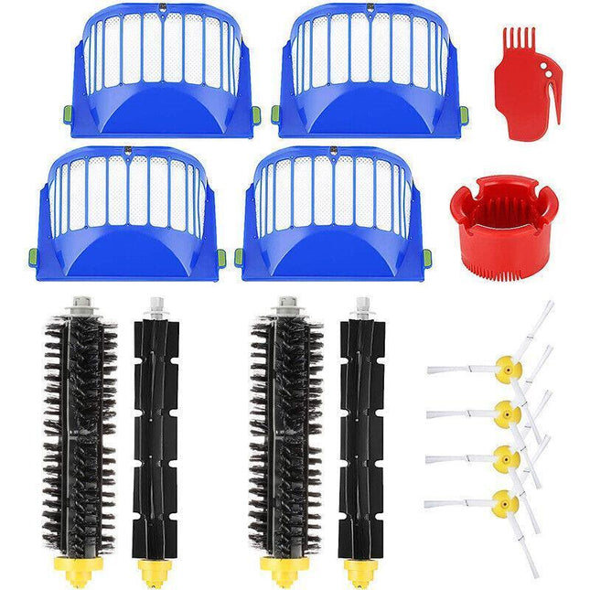 18PCS Cleaner Brushes Hepa Fliter Parts For iRobot Roomba 600 Series 620 650 630 - Aimall