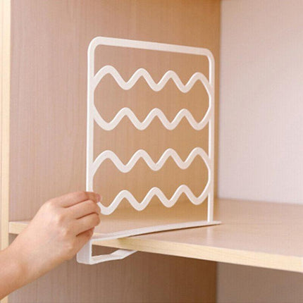 NEW 4PCS Closet Organizer Shelf Divider Clothing Rack Wardrobe Division Board AU - Aimall