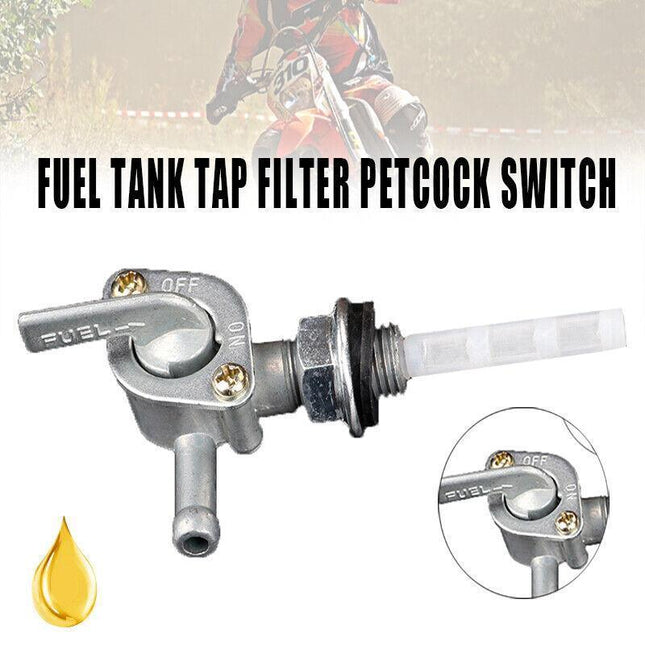 Fuel Tank Tap Filter Petcock Switch 110cc 125cc PIT PRO Quad Dirt Bike ATV Buggy - Aimall