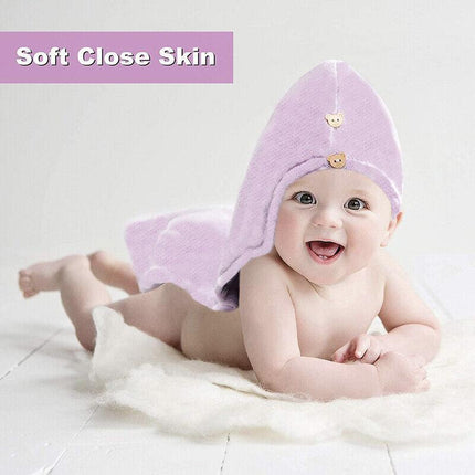 Quick Dry Hair Towel Drying Turban Bath Towel Head Wrap Fast Hat Spa Cap Soft AU - Aimall