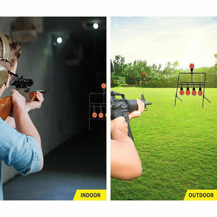 Centra Shooting Target Metal Splatter Archery Resetting Air Riffle Gun Game 2MM - Aimall