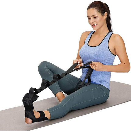 Yoga Stretching Strap Ankle Ligament Stretcher Belt Band Foot Drop Strap NEW - Aimall