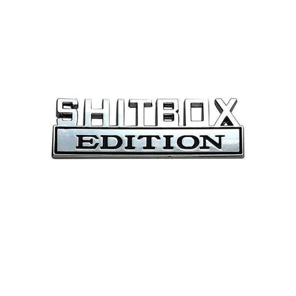 Shitbox Edition Badge Sticker ute 4x4 window bumper funny car decal - AU Stock - Aimall