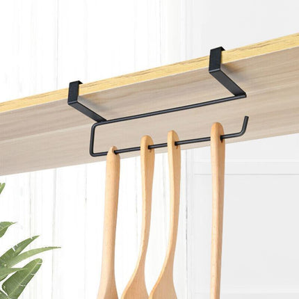 Paper Towel Holder Hanger Rack Under Cabinet Roll Cup Kitchen Shelf Organizer - Aimall