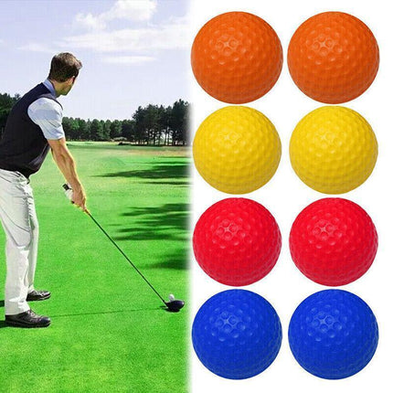 12 OR 24 Pack Golf Practice Foam Balls PU Sponge Ball Indoor Outdoor Training AU - Aimall