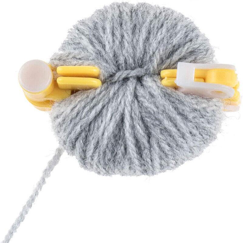 8Pcs/set 3.5/5.5/7/9cm 4 Sizes Pompom Maker Kit Knitting L-oom DIY Pom Pom  Maker