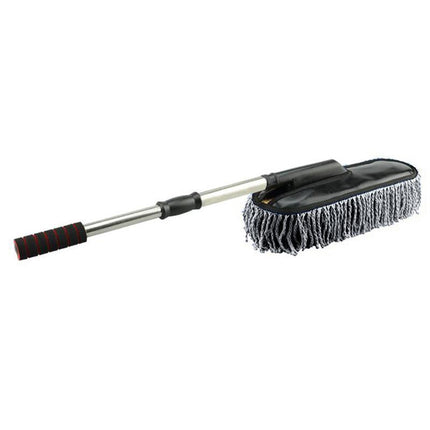 Car Wash Duster Cleaning Microfiber Telescoping Brush Dusting Dust Wax Mop - Aimall