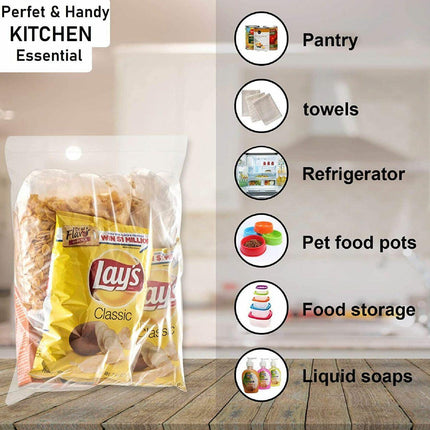 100-1000x Bulk Resealable Zip Bags PE Clear Plastic Bag Zipper AU STOCK NEW - Aimall