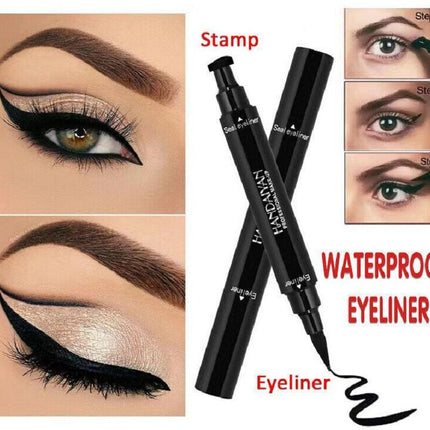 Winged Eyeliner Stamp Waterproof Makeup Eye Liner Pencil Black Liquid AU Stock - Aimall