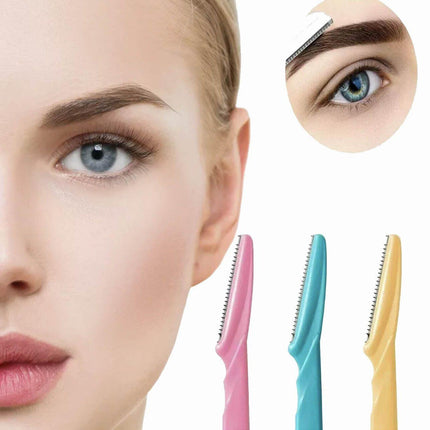Facial Eyebrow Razor Trimmer Shaper Shaver Blade Knife Hair Remover inkle AU - Aimall