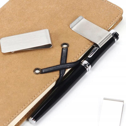 2PCS Money Clip Cash Note Business Card Holder Stainless Steel Mens Wallet Metal - Aimall