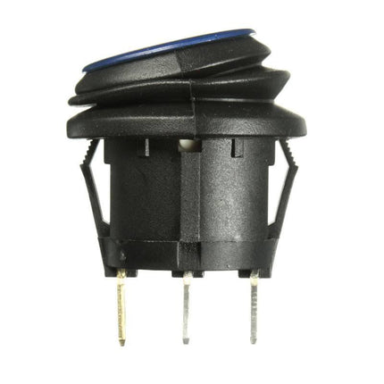 5Pcs/Set 12V 20A Car SPST Auto Marine Boat Round On/Off Rocker Waterproof Switch - Aimall